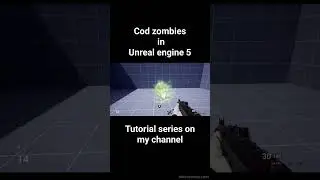 Cod Zombies Tutorial series on my channel #gamedevelopment