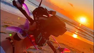 Sunrise at German west coast FPV - Gamesofluck