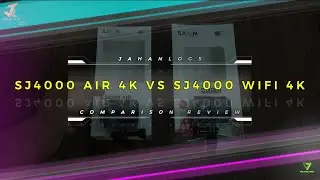SJCAM SJ4000 AIR 4k vs SJ4000 WIFI 4K Comparison|Best Budget Action Cameras|#1lenztech#sjcam Vlog#83