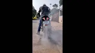 Bike burnouts are the art of rebellion and the embodiment of freedom
