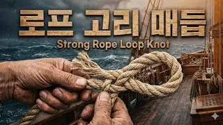 로프 고리 매듭 / Strong Rope Loop Knot