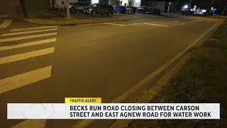 Daily closures of Becks Run Road in Baldwin Borough begin amid water main upgrade