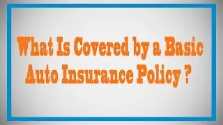 What Is Covered by a Basic Auto Insurance Policy