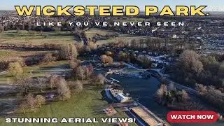 Wicksteed Park from Above | Lake, Parkland & Railway | DJI Mini 5 Pro