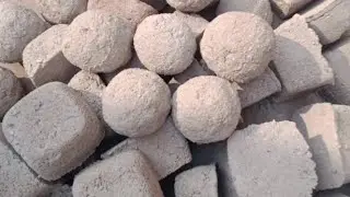 Beautiful Different Shapes Gritty Sand Cement Crumble Crumble Dipping smashing in Water 💦💦💦 Asmr