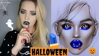 HALLOWEEN MAKEUP Werewolf 🎃 | Paletka MIYO BeautyVTricks