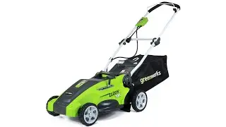 Greenworks 16-Inch 10 Amp Corded | Electric Lawn Mower|  25142