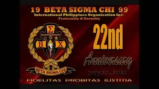 Happy 22nd Anniversary BETA SIGMA CHI