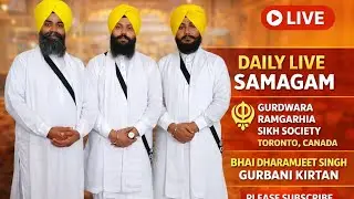 m diwan 4 feb bhai dharamjeet singh gurbani kirtan is live! Gurdwara Ramgarhia sikh society Toronto