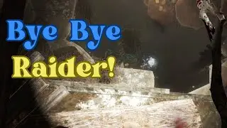 Throwing a raider into a pit!