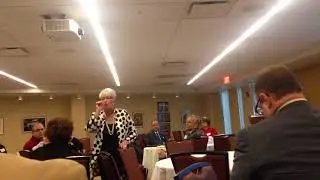 Stark County Commissioner Janet Weir Creighton asks about sales tax