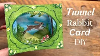 DIY Easter Bunny Tunnel card