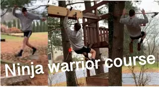 Backyard ninja warrior course!