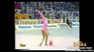 Bianka Panova - 1985 - Ball routine - World Championships - Valladolid, Spain
