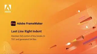 Отступ правой части последней строки в Adobe FrameMaker