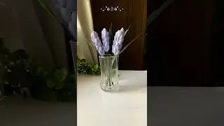 DIY Lavender from Pistashells #shorts #diy #viralshorts #craft #pistashellcrafts #flowers #trending