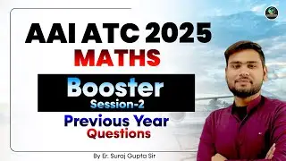 AAI ATC Aptitude | Booster Session-2 | Important PYQs #aaiatc2025 #aaijeatc2025 #aaijeatcexam