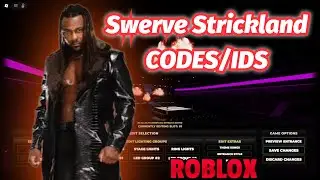 ROBLOX AEW: Swerve Strickland Titantron CODES/ID!