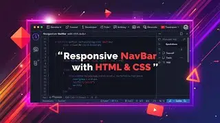 Responsive Navbar Tutorial | HTML & CSS for Beginners