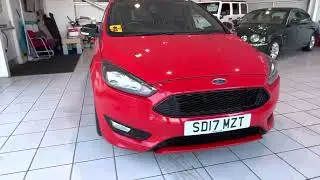 Ford Focus 2.0 TDCi Zetec S Red 5dr Review @ Richard Lawson Autoecosse Dundee. SD17MZT