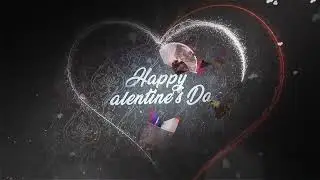 Shining Hearts Romantic Logo Reveal Royalty Free After Effects Video Templates Stock Footage m3m