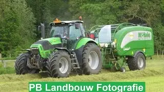 Balen persen 2017 | Deutz-Fahr Agrotron TTV 630 | McHale Fusion 3 Plus | Schyns | baling