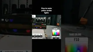 Hiw to make police strobe lights in CAR PARKING MULTIPLAYER #viral #shortsfeed #woodworking #shorts