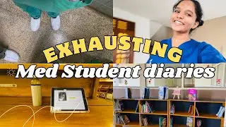Exhausting day as a med student👩🏻‍⚕️😵 Operation theatre💉 Casualty 🌙🏥 Study vlog 📖
