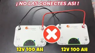 C&oacute;mo conectar baterias de litio en paralelo
