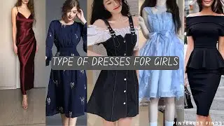 ✨Type of dresses for girls 👗 #fashiontrends #trendingnow #longvideo #girlsfashion