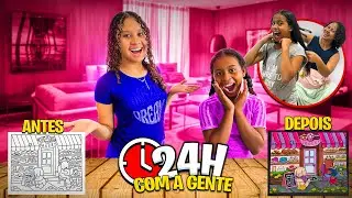 TUDOS O QUE FIZEMOS 24hrs JUNTO COM VOCÊS NA NOSSA CASA NOVA‼️😁