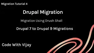 Drupal 7 to Drupal 9 Migration using Drush