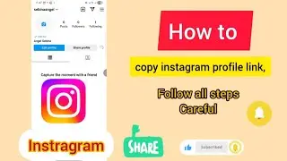How to Copy an Instagram Profile Link |Copy Instagram Link Fast 2025