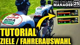 Goals & Rider Selection | PLANNING TUTORIAL for Beginners | Pro Cycling Manager 25