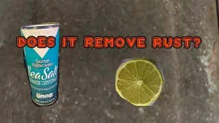 Using salt and a lime to remove rust?!