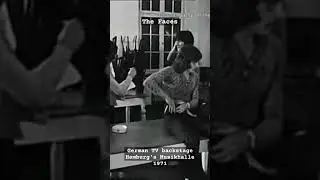 The Faces German TV backstage Hamburg's Musikhalle 1971 @rodstewart @RonnieWoodOfficial