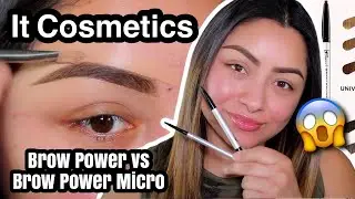 IT COSMETICS BROW POWER AND BROW POWER MICRO EYEBROW TUTORIAL AND REVIEW | EYEBROW TUTORIAL 2022