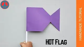 How to make a flag with paper easy, diy paper flags, easy flag, paper flag banner, flag paper, flag