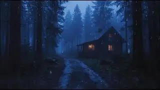 🌧️Deep Peace Soothing Rain Sounds Dark Fog Forest Visual Cure Insomnia Calm Mind 😴