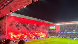 Union Bears (Rangers) on their awayday to Gorgie Ultras (Hearts) 03.09.25