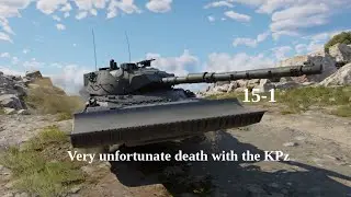 War Thunder | KPz-70 & Leopard 1A5 (15-1) gameplay