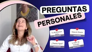 Preguntas personales (alimentos a los que no me puedo resistir, lo peor de YouTube, vida en Grecia)