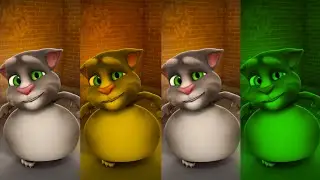 My Talking Tom -- Funny Fails POCOYO Colors -- Reaction Outfit Colours Compilation Gameplay 