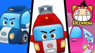 Car rescue team song | Rescue cars | REDMON