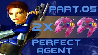 Perfect Dark - 2x N64 Controller Challenge Hard Difficulty Part 5