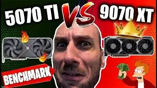 🛑 9070XT vs 5070TI MAX OVERCLOCKED BENCHMARKS 😱👑