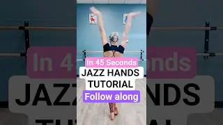 Jazz dance 101: Jazz hands! Put your hands up 🚓👮&zwj;♀️🎶 #jazzdance #jazz #dancetutorial #dance #lyrical