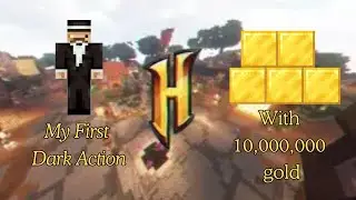 My First Dark Auction With 10 Million gold!!! Hypaxial Skyblock