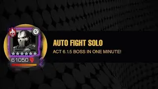 Beat CROSSBONES BOSS SOLO IN A MINUTE - Auto Fight Strategy Explained  | MCOC | 2025 |