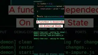 Impure vs Pure Function in JavaScript  #javascript #coding